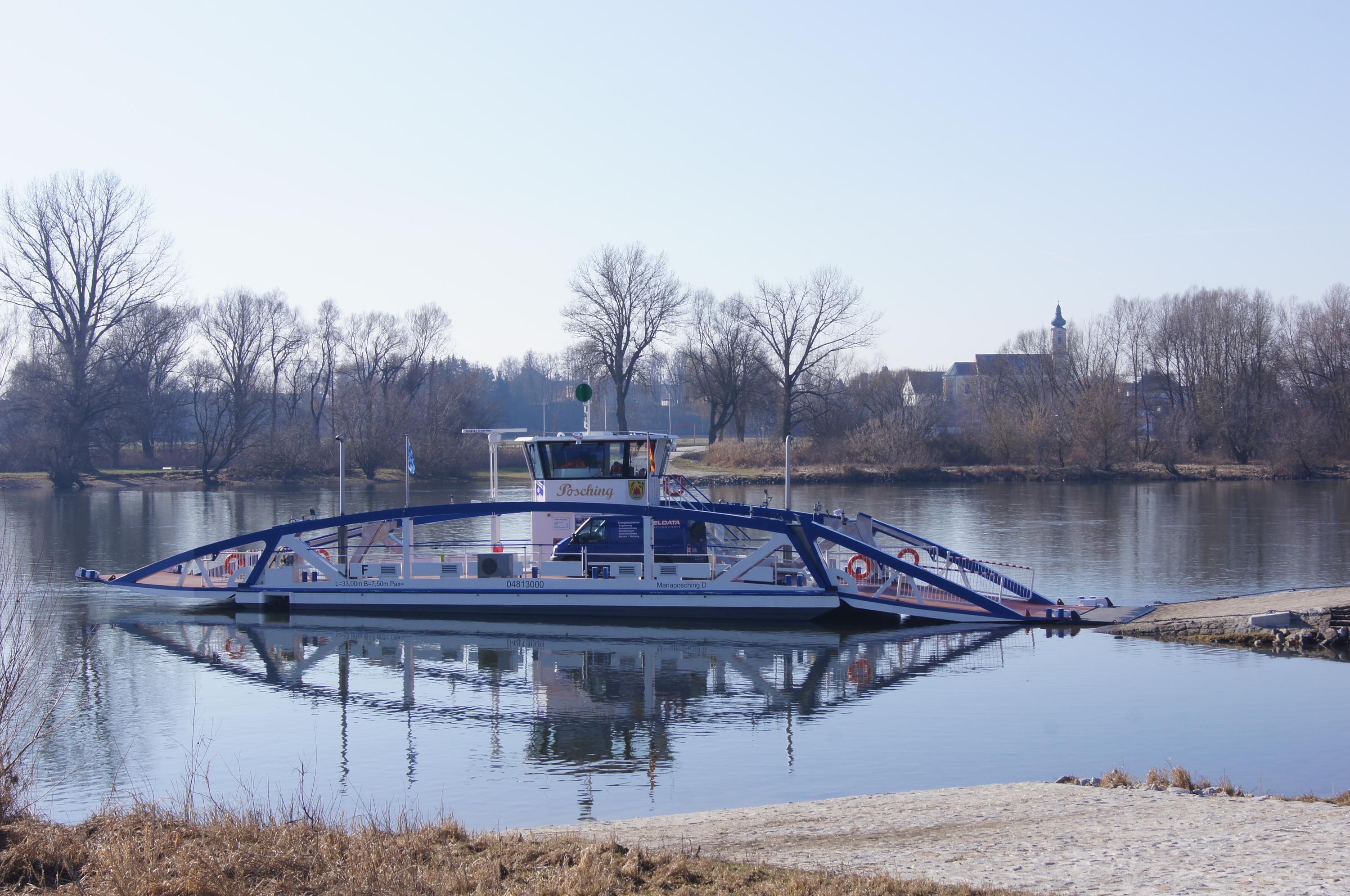 Angepasste Fährentgelte der Donaufähre Posching 